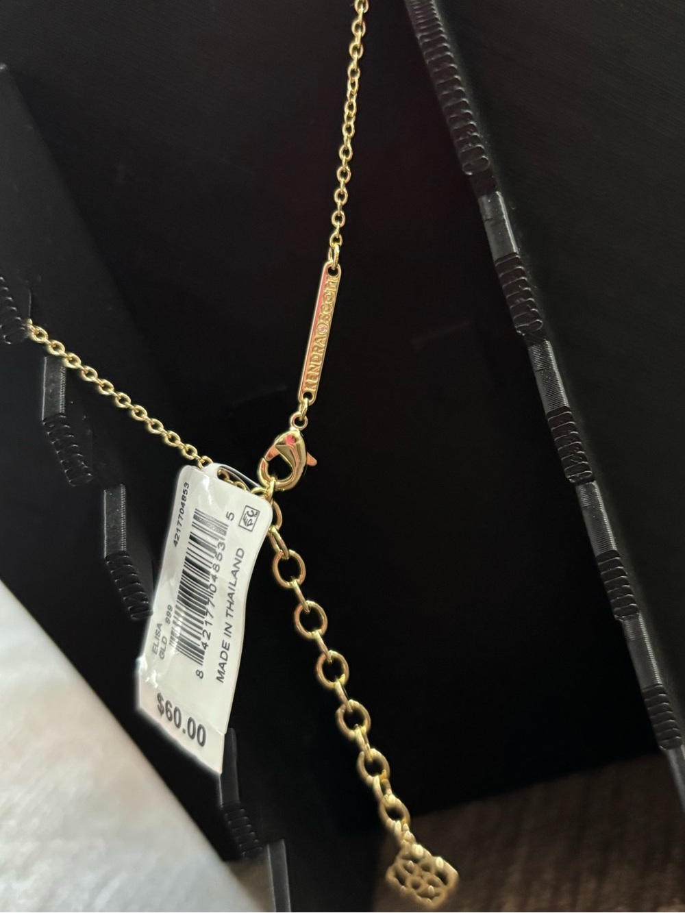 Kendra Scott Jade Green Illusion Necklace - Picture 7 of 7